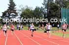 Womens 100 metres, 2024 NE Masters Track and Field Champs., Monkton Stadium, Jarrow.  Photo: David T. Hewitson/Sports for All Pics